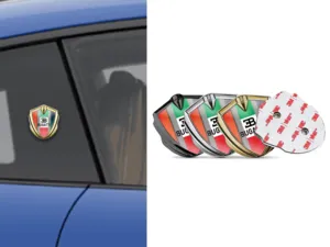 Bugatti Badge Marca Auto Disegno Max Robusto Metallo